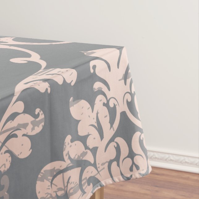 Toalha De Mesa Doce 16 Rosa de luxo Damask (Posição Original)