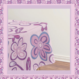 Toalha De Mesa Doce Padrão Floral