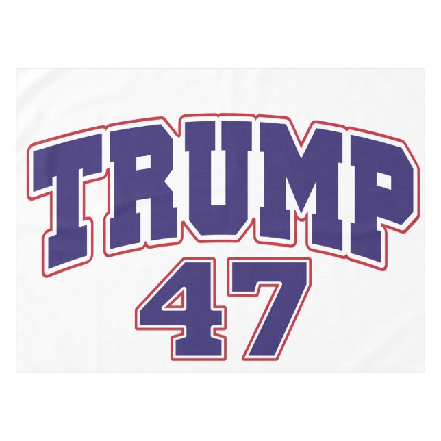 Toalha De Mesa Donald Trump 47 (Frente (Horizontal))