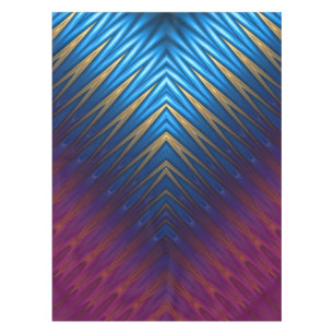 Toalha De Mesa Dourada da Cordilha Azul