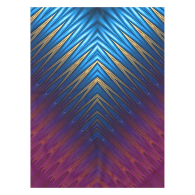 Toalha De Mesa Dourada da Cordilha Azul (Frente)