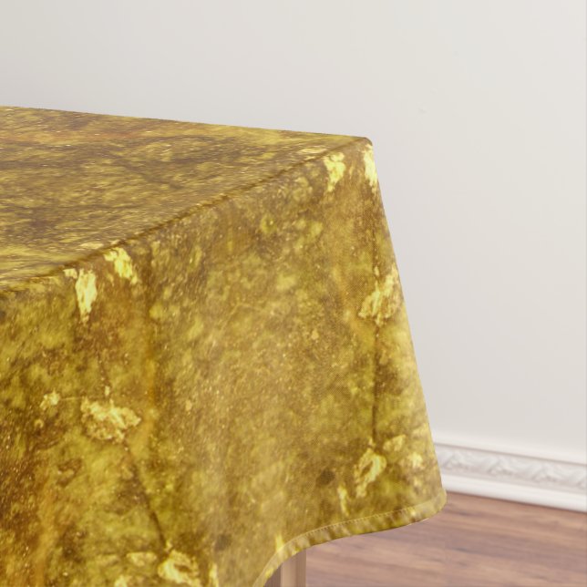 Toalha De Mesa Dourado Marble (Posição Original)