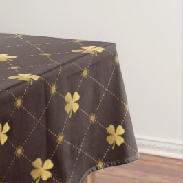 Toalha De Mesa Dourado Quatro Folheto