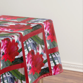 TOALHA DE MESA DRAGÃO POLINÉSIO CACTO FLOR NOTURNA