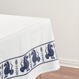 Toalha de mesa Dragões Azul Escuro