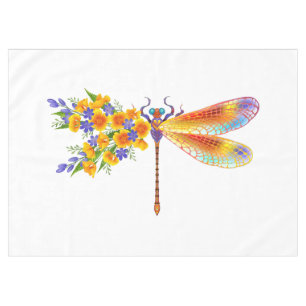 Toalha De Mesa Dragonfly Amarelo