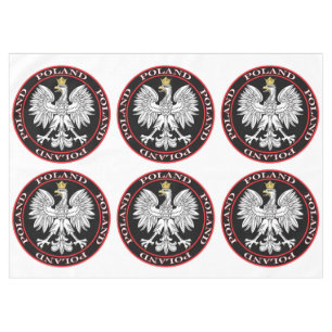 Toalha De Mesa Eagle polonês redondo