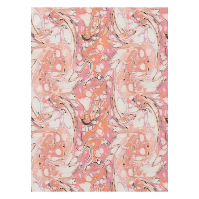 Toalha De Mesa Ebru (Mármore aquático) (Frente)