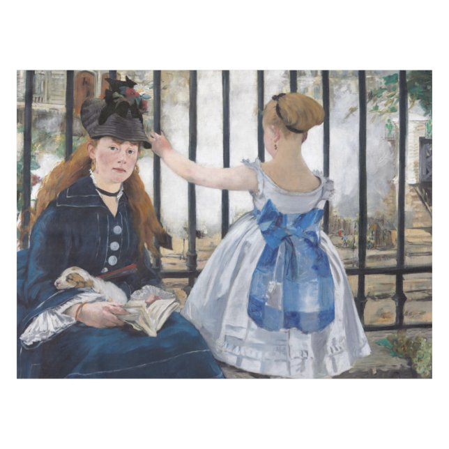 Toalha De Mesa Edouard Manet - A Ferrovia (Frente (Horizontal))