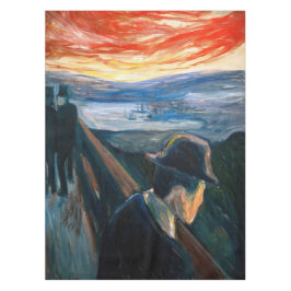 Toalha De Mesa Edvard Munch - Humor Doente no Sunset, Desespero 1