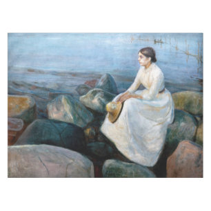 Toalha De Mesa Edvard Munch - Noite de Verão, Inger na Praia