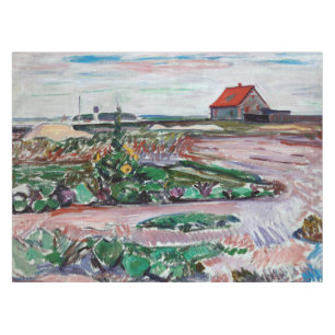 Toalha De Mesa Edvard Munch - Seashore. Paisagem perto de Lubeck