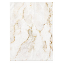 Toalha De Mesa Efeito de Mármore Dourado Moderno
