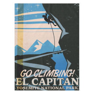 Toalha De Mesa El Capitan viagens vintage poster