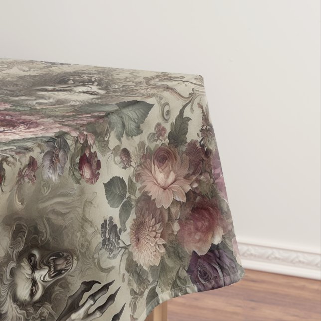 Toalha De Mesa Ela tem velas - Impressão grande gótica (Posição Original)