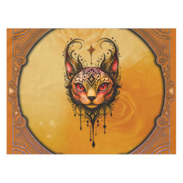 Toalha De Mesa elegância fundamental: um retrato de um gato