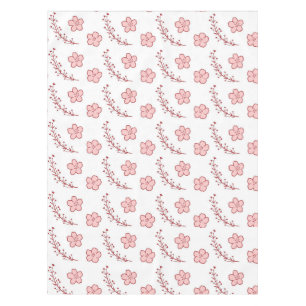 Toalha De Mesa Elegante Boho Vintage Rosa Padrão Floral Primavera
