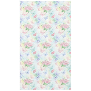 Toalha De Mesa Elegante Estampa Sem Costura de Borboleta