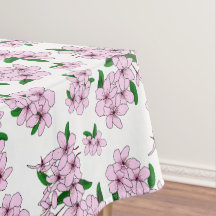 Elegante flor de cerejeira rosa em aquarela