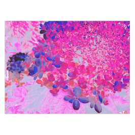 Toalha De Mesa Elegante Fúchsia e Iluminismo Azul Escuro