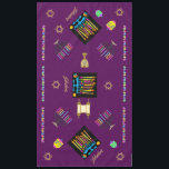 Toalha De Mesa Elegante Hanukkah Chanukah Tablecover<br><div class="desc">Adoro isto e vou postar no meu Feriado - Categoria - Chanucá - Seção Chanukah. Escolha seu tamanho e aproveite. Obrigado por estarem comigo por todas as suas necessidades e ocasiões especiais. Estou honrado. Sharon Rhea Ford (www.zazzle.com/sharonrhea*) ... e eu tenho vários produtos correspondentes a caminho. Veja também as minhas...</div>