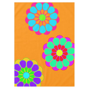 Toalha De Mesa Energia Funny Flower Bloom I II III
