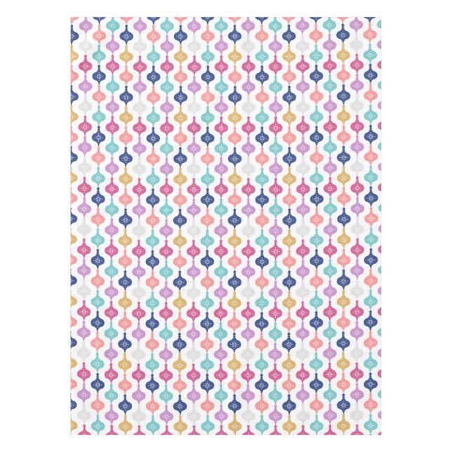 Toalha De Mesa Enfeites de natal moderno (Frente)