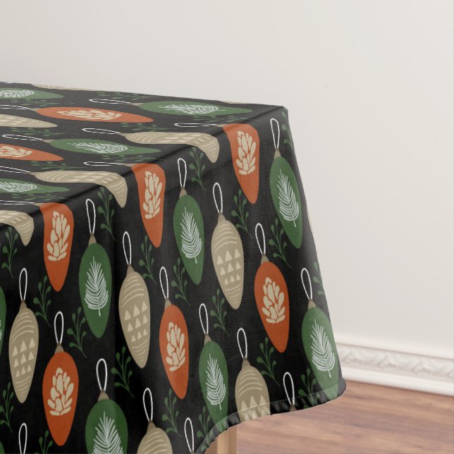 Toalha De Mesa Enfeites Escandinavos de Meados do Século Médio (Posição Original)