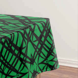 Toalha De Mesa Escrivora Simples Inclinação Espelho Verde