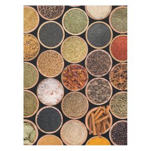 Toalha De Mesa Especiarias e ingredientes de comida