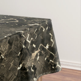 Toalha De Mesa Espelhamento que parece veluz, tons beges clássico