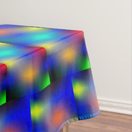 Toalha De Mesa Estampa colorida, 'escama quadrada'.