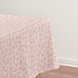 Toalha De Mesa Estampa de leopardo rosa