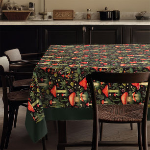 Toalha de Mesa Estética Rústica Cogumelos & Samamb