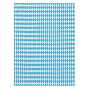 Toalha De Mesa Estilo Argyle Azul Peacock Forma Diamante Pequena