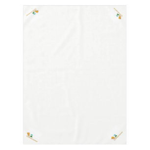 Toalha De Mesa Estilo branco de íbita Sapo Cogumelo do Tablecloe