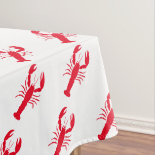 Toalha De Mesa Estilo branco-lagosta moderno