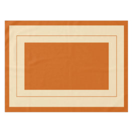 Toalha De Mesa Estilo country, laranja queimado, algodão neutro