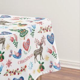 Toalha De Mesa Estilo Escandinavo Nórdico Padrão de Natal Tablec
