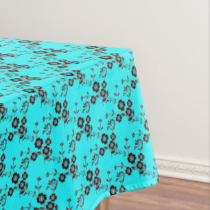 Toalha De Mesa Estilo FS 1 Robins Ovo Azul-Prata-52x70 TABLECLOTH
