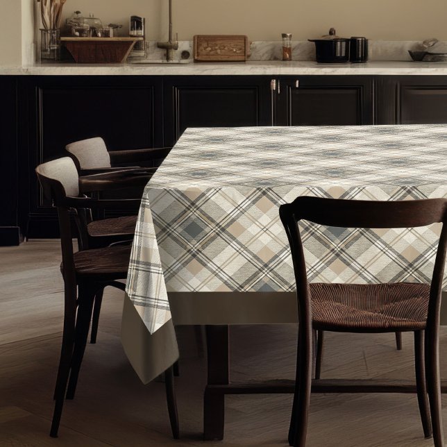 Toalha De Mesa Estilo Geométrico de Limpeza da Tablete Neutral El (Elegant Neutral Tablecloth Clean Geometric Style)