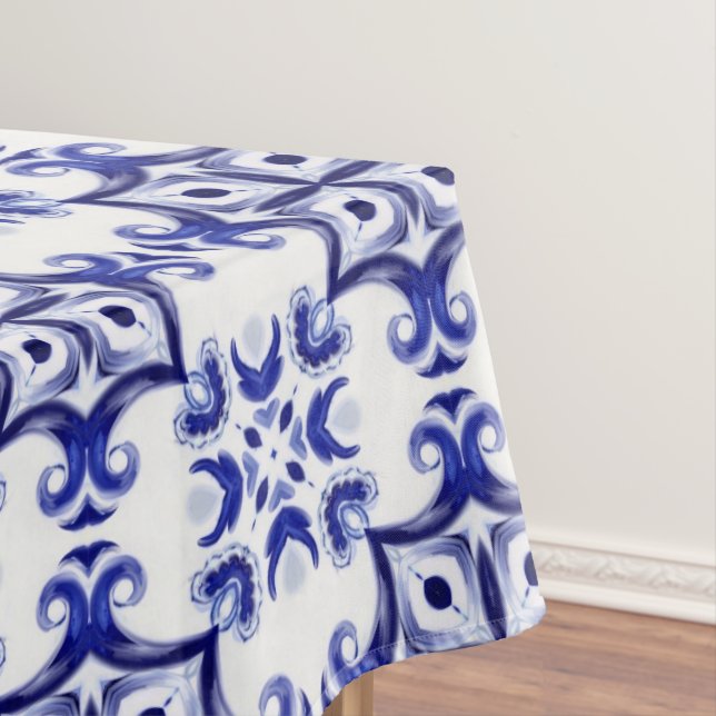 Toalha De Mesa Estilo italiano,azulejos,majolica Impressão de tud (Posição Original)