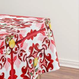 Toalha De Mesa estilo italiano,azulejos,majolica,limão,Impressão