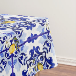 Toalha De Mesa estilo italiano,azulejos,majolica,limão,Impressão