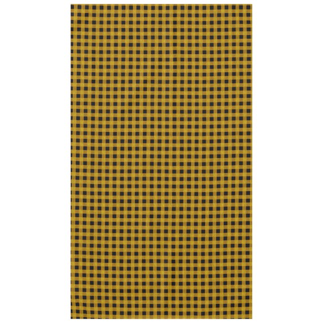 Toalha De Mesa Estilo Lumberjack - tecido amarelo + suas ideias (Frente)