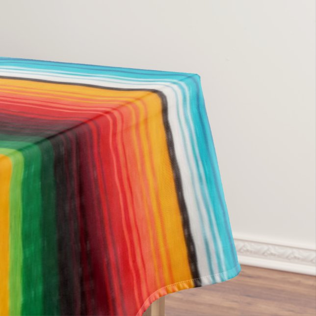 Toalha De Mesa Estilo mexicano colorido (Posição Original)