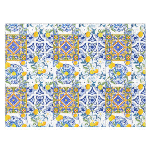 Toalha De Mesa Estilo siciliano, Arte de Verão