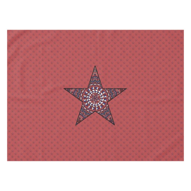 Toalha De Mesa Estrela da Independência Tablecloth (Frente (Horizontal))