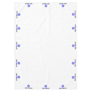 Toalha De Mesa Estrela Feliz De Passagem Hebraica De David (MED)
