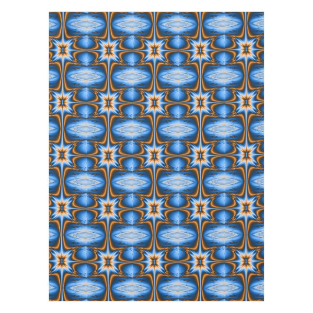 Toalha De Mesa Estrela Fractal (Frente)